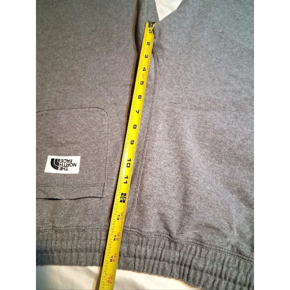 The North Face - Gray Men's Fleece Jogger Pants Drawstrings Pockets - Medium